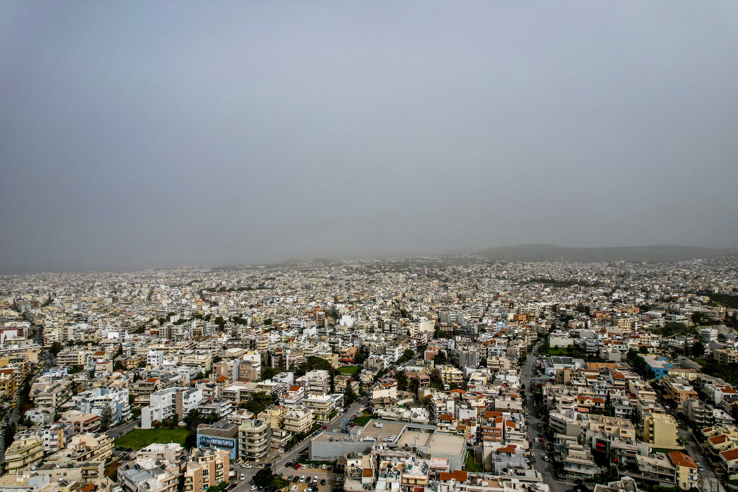 Όψη του Ηρακλείου Κρήτης από ψηλά