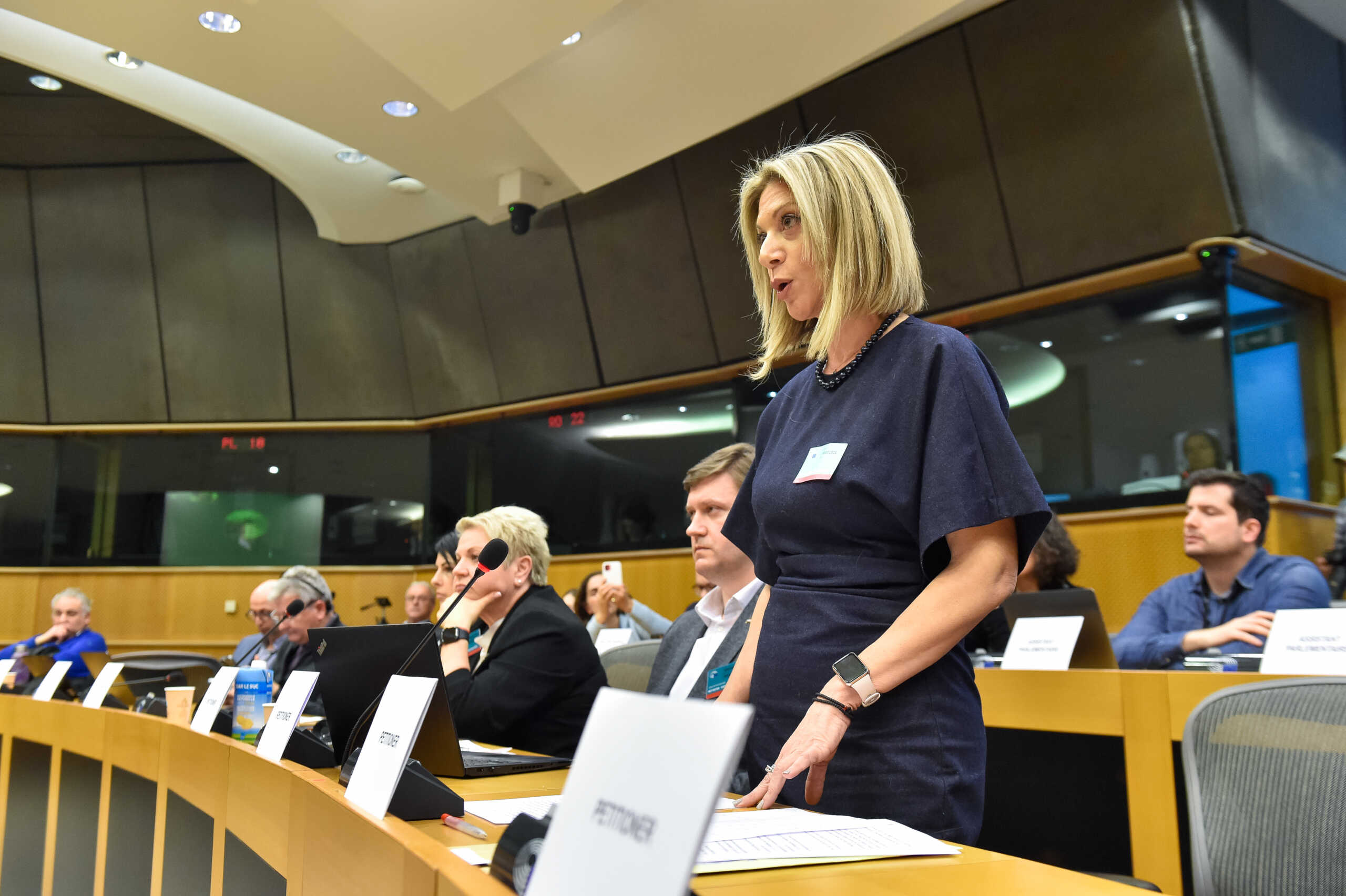 Συνεδρίαση της Επιτροπής Αναφορών του Ευρωκοινοβουλίου, Δευτέρα 18 Μαρτίου 2024. 
*ΠΡΟΣΟΧΗ ΜΟΝΟ EDITORIAL USE * (POOL PHOTO