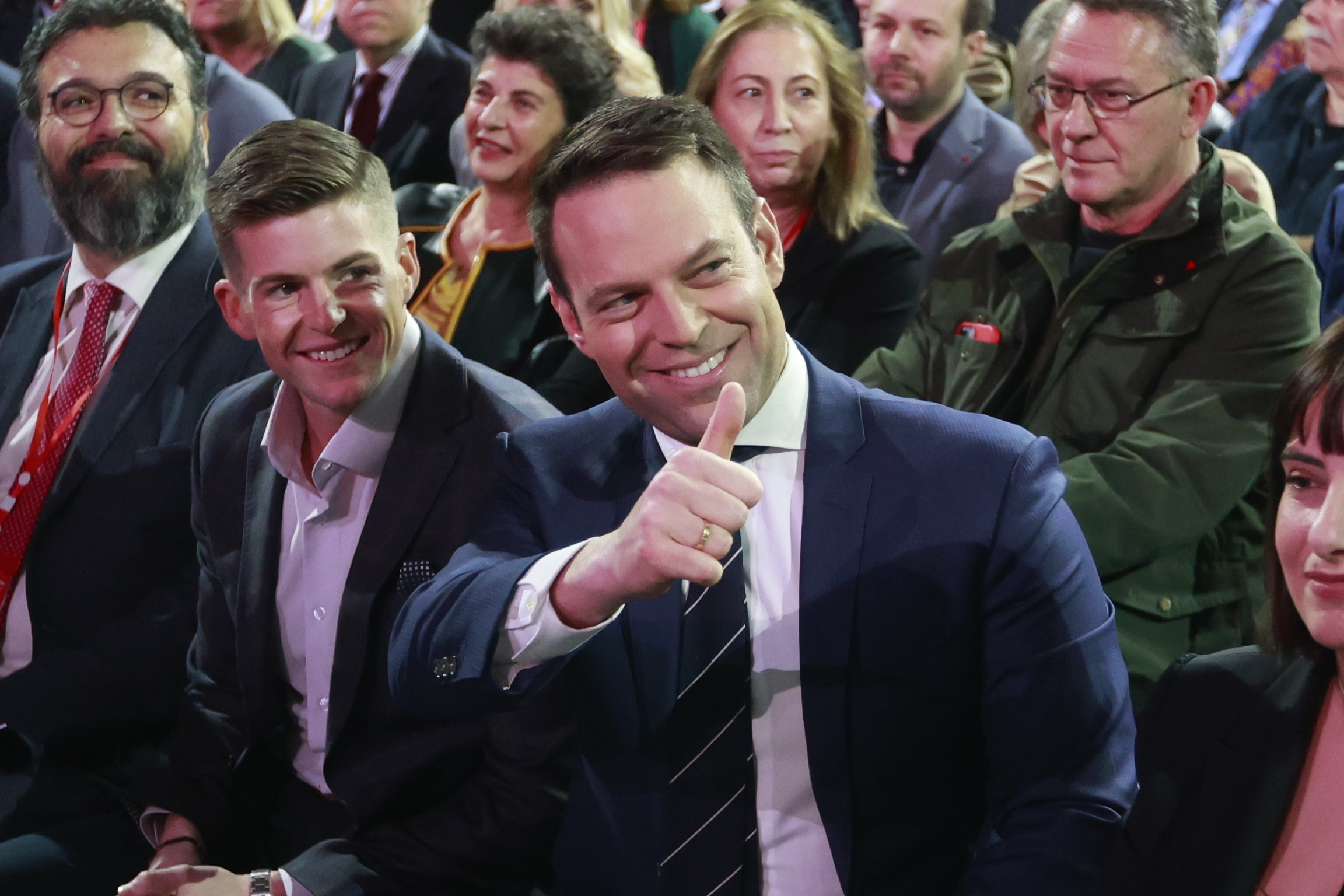 Πρώτη ημέρα εργασιών του 4ου Συνεδρίου του ΣΥΡΙΖΑ - Προοδευτική Συμμαχία, στις εγκαταστάσεις του Σταδίου Tae Kwon Do, στο Παλαιό Φάληρο, Πέμπτη 22 φεβρουαρίου 2024. 
(ΓΙΩΡΓΟΣ ΚΟΝΤΑΡΙΝΗΣ