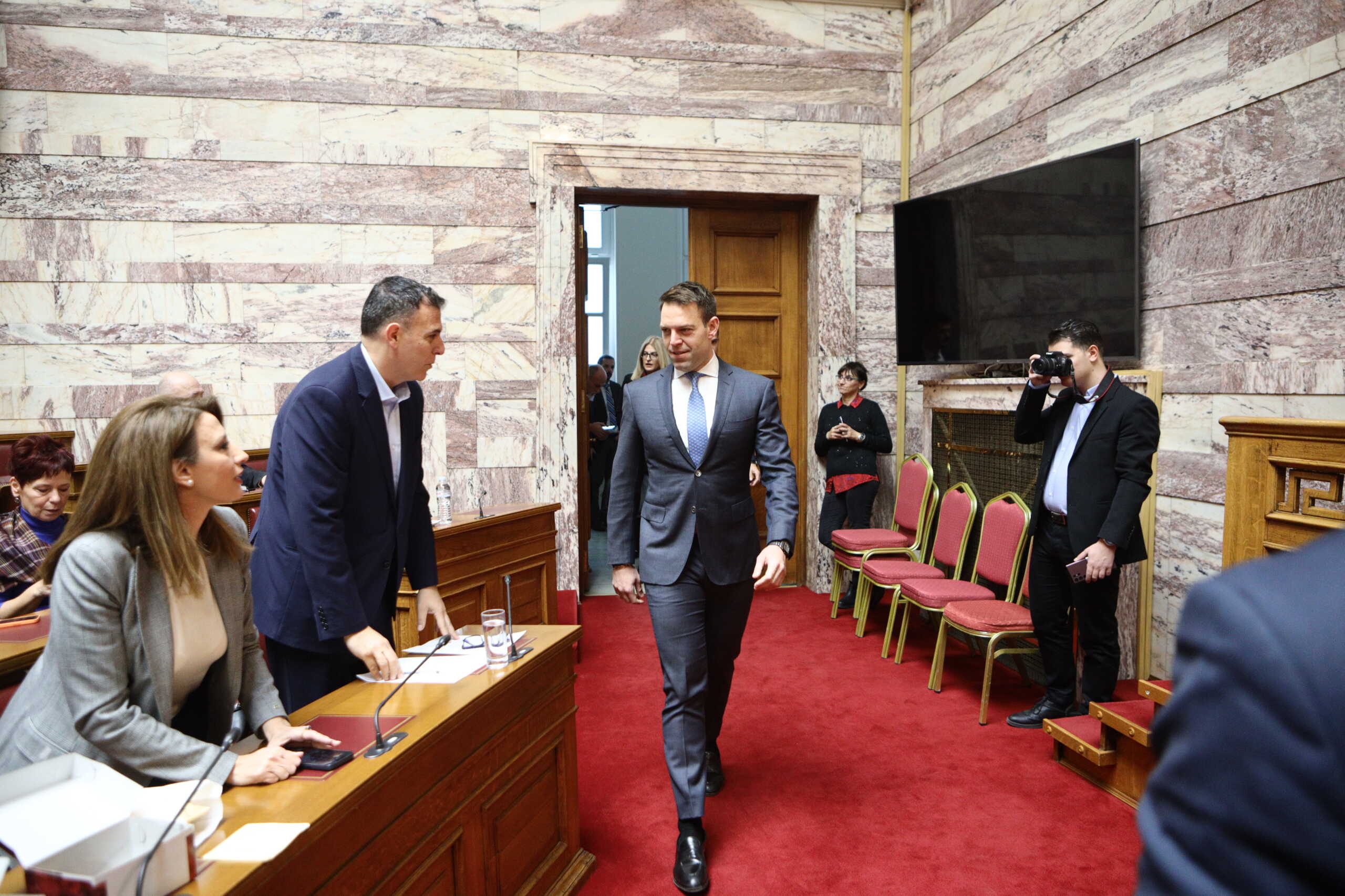 Συνεδρίαση της Κοινοβουλευτικής Ομάδας του ΣΥΡΙΖΑ - Προοδευτική Συμμαχία, Κυριακή 17 Δεκεμβρίου 2023. 
(ΓΙΑΝΝΗΣ ΠΑΝΑΓΟΠΟΥΛΟΣ