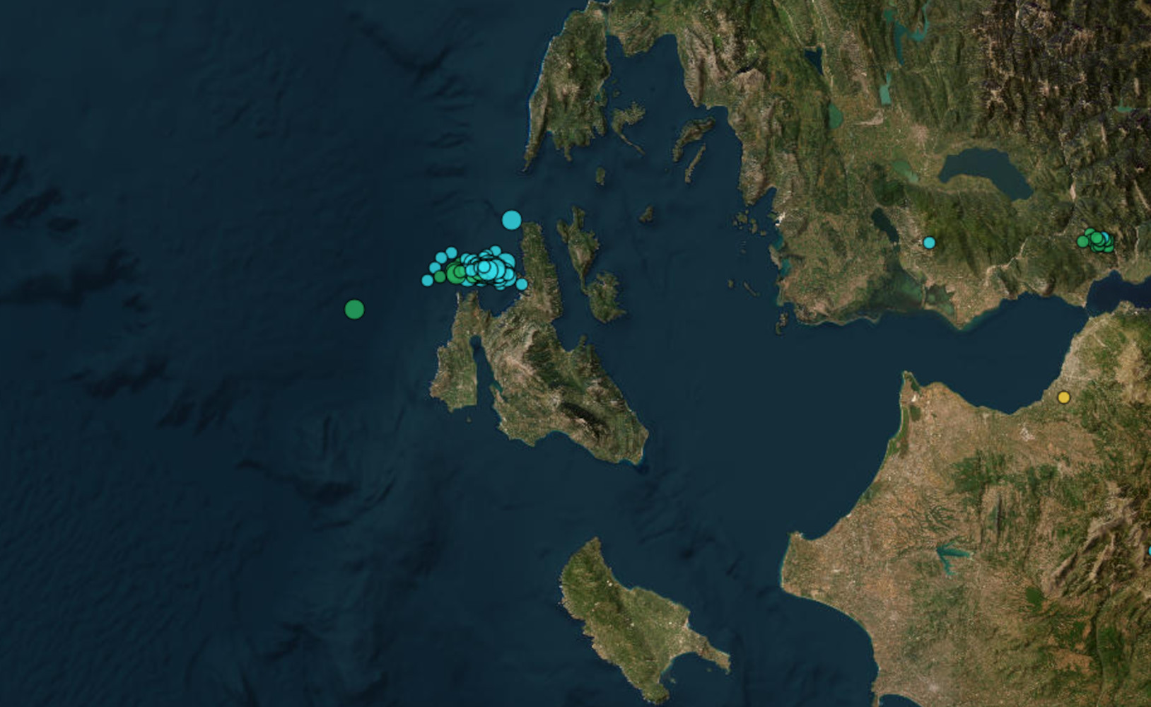 Κεφαλονιά: Τρεις σεισμοί από 3,2 έως 3,7 Ρίχτερ σε λιγότερο από μια ώρα