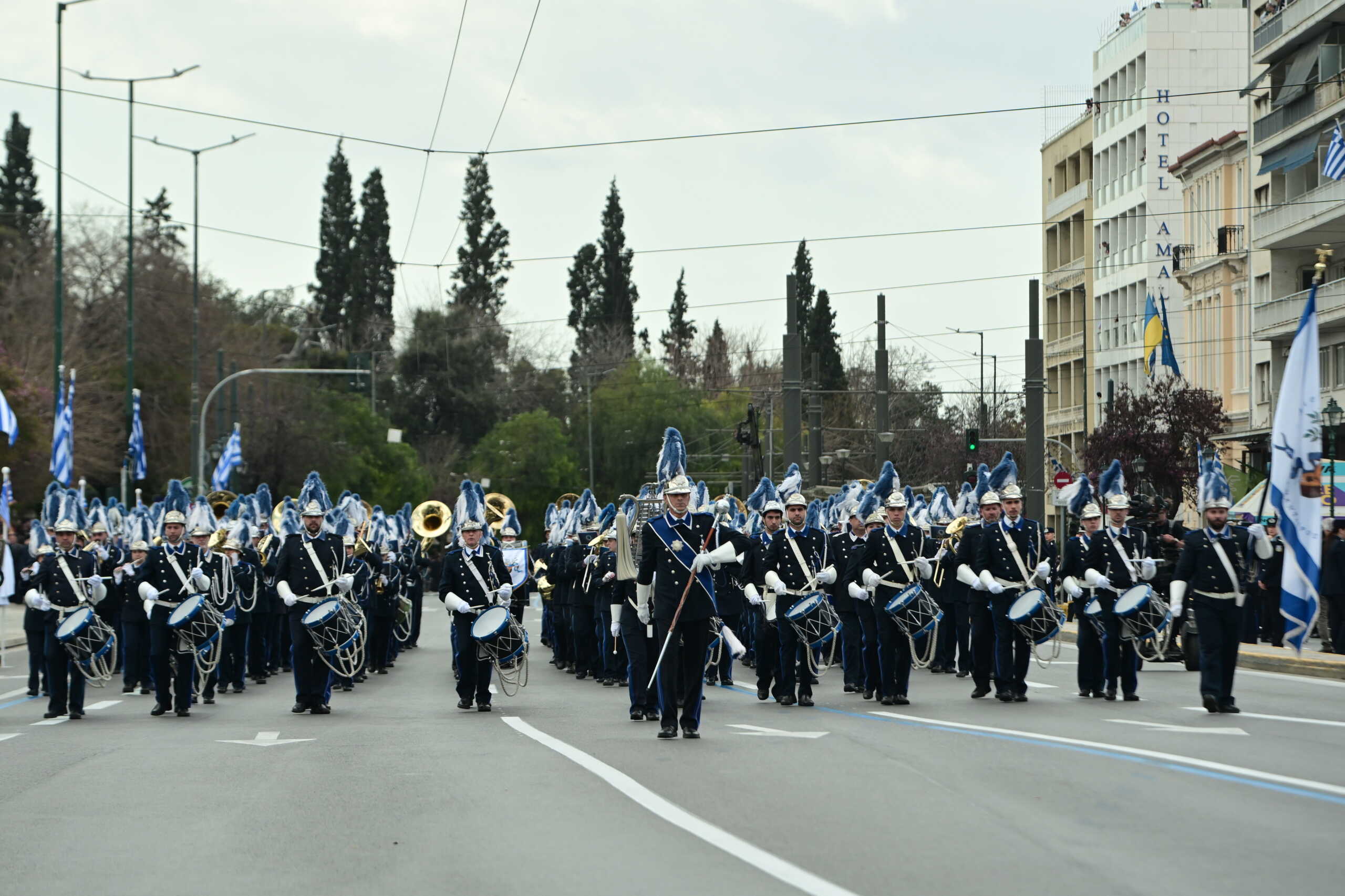 Στρατιωτική παρέλαση στην Αθήνα για την εθνική επέτειο της 25ης Μαρτίου 1821, Δευτέρα 25 Μαρτίου 2024. 
(ΚΩΣΤΑΣ ΤΖΟΥΜΑΣ