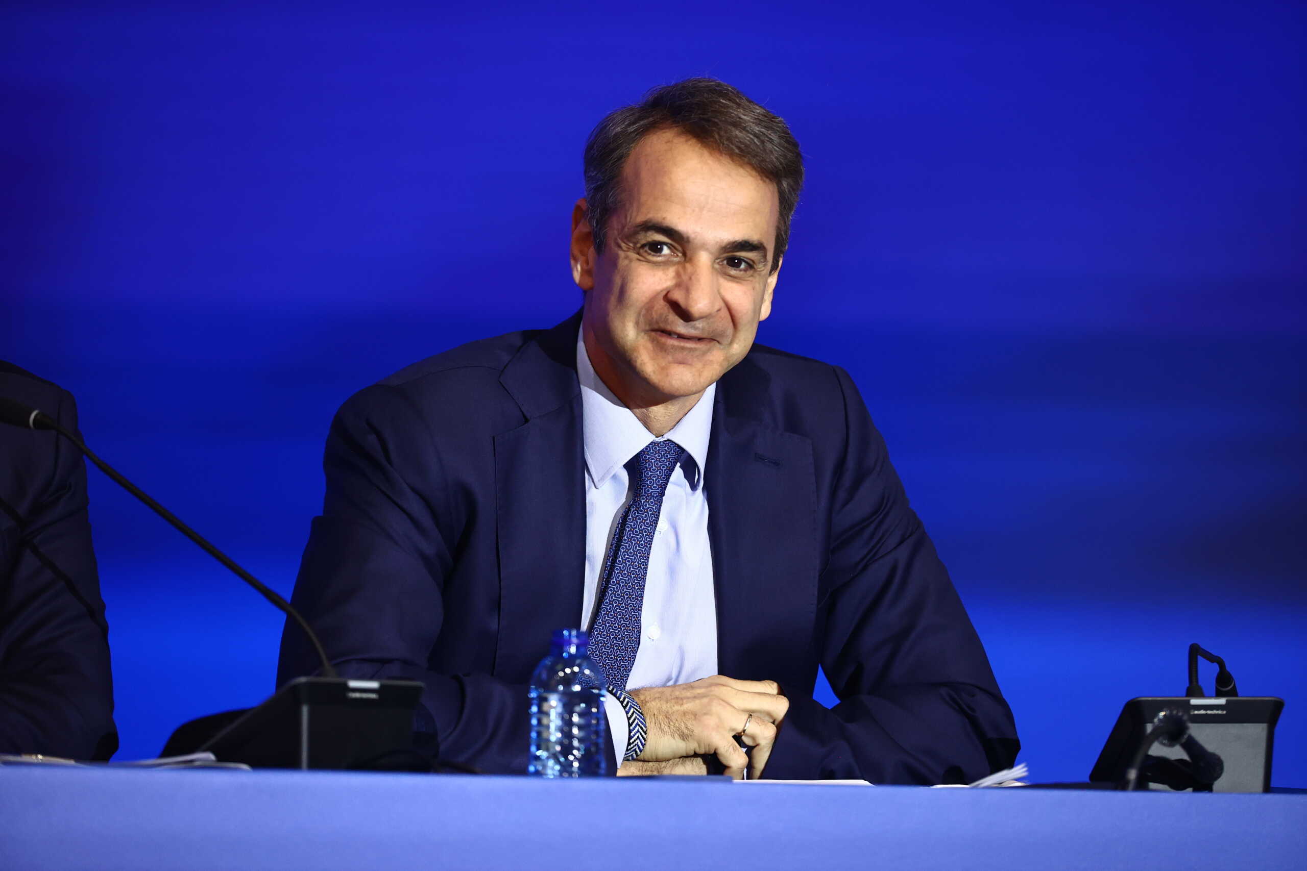 Προσυνέδριο της Νέας Δημοκρατίας στην Θεσσαλονίκη με κεντρικό ομιλητή τον Πρόεδρο της Νέας Δημοκρατίας και Πρωθυπουργό Κυριάκο Μητσοτάκη, Δευτέρα 11 Μαρτίου 2024. 
(ΡΑΦΑΗΛ ΓΕΩΡΓΙΑΔΗΣ