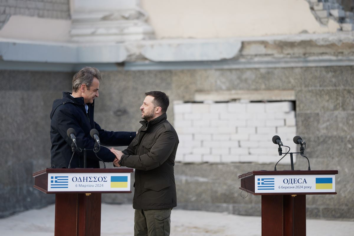 Κυβερνητικές πηγές: Δεν υπεγράφη καμία συμφωνία μεταξύ Ελλάδας – Ουκρανίας κατά την επίσκεψη Μητσοτάκη στην Οδησσό