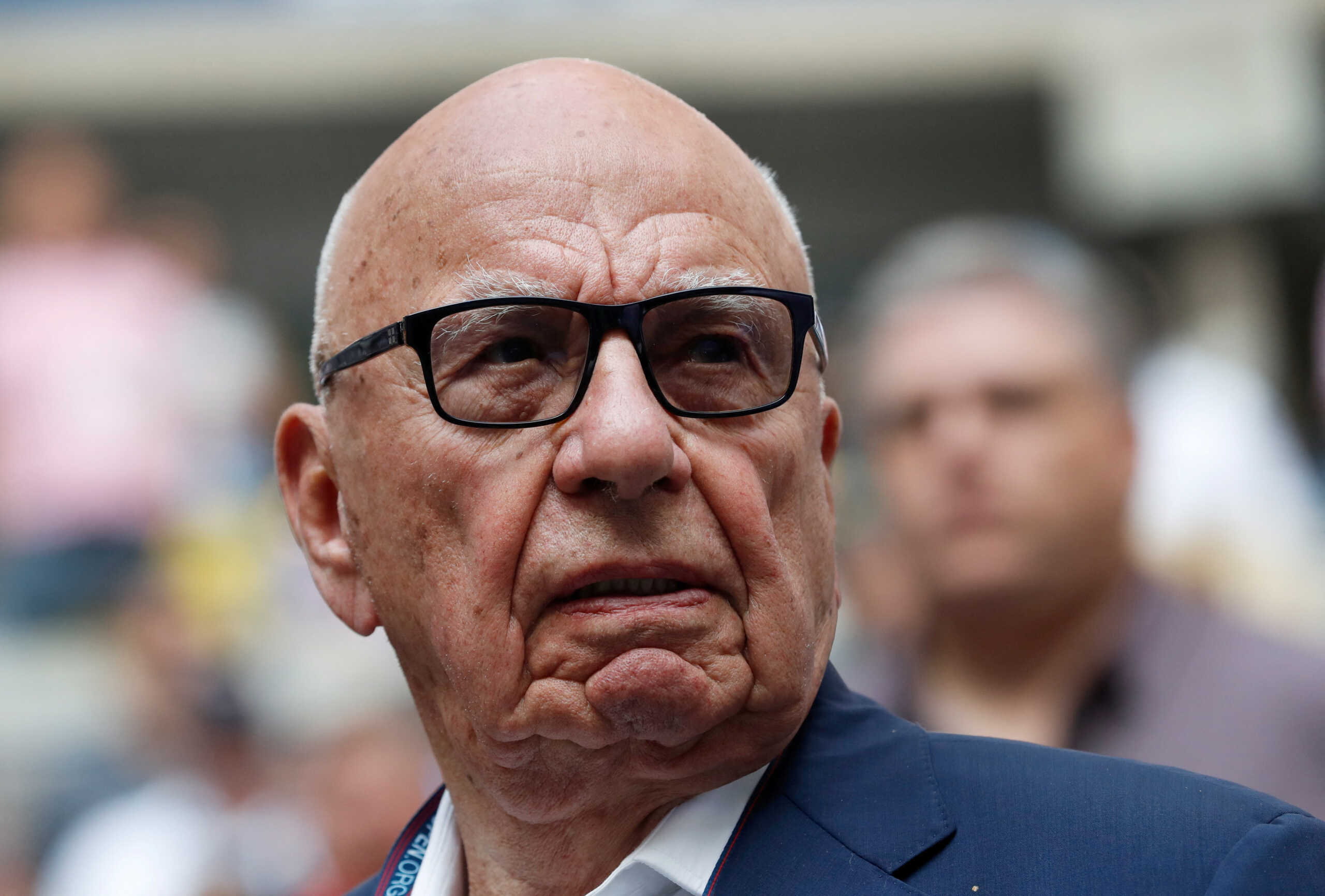 FILE PHOTO: Rupert Murdoch at the US Open final in New York in 2017. Photo taken on September 10, 2017 -REUTERS
