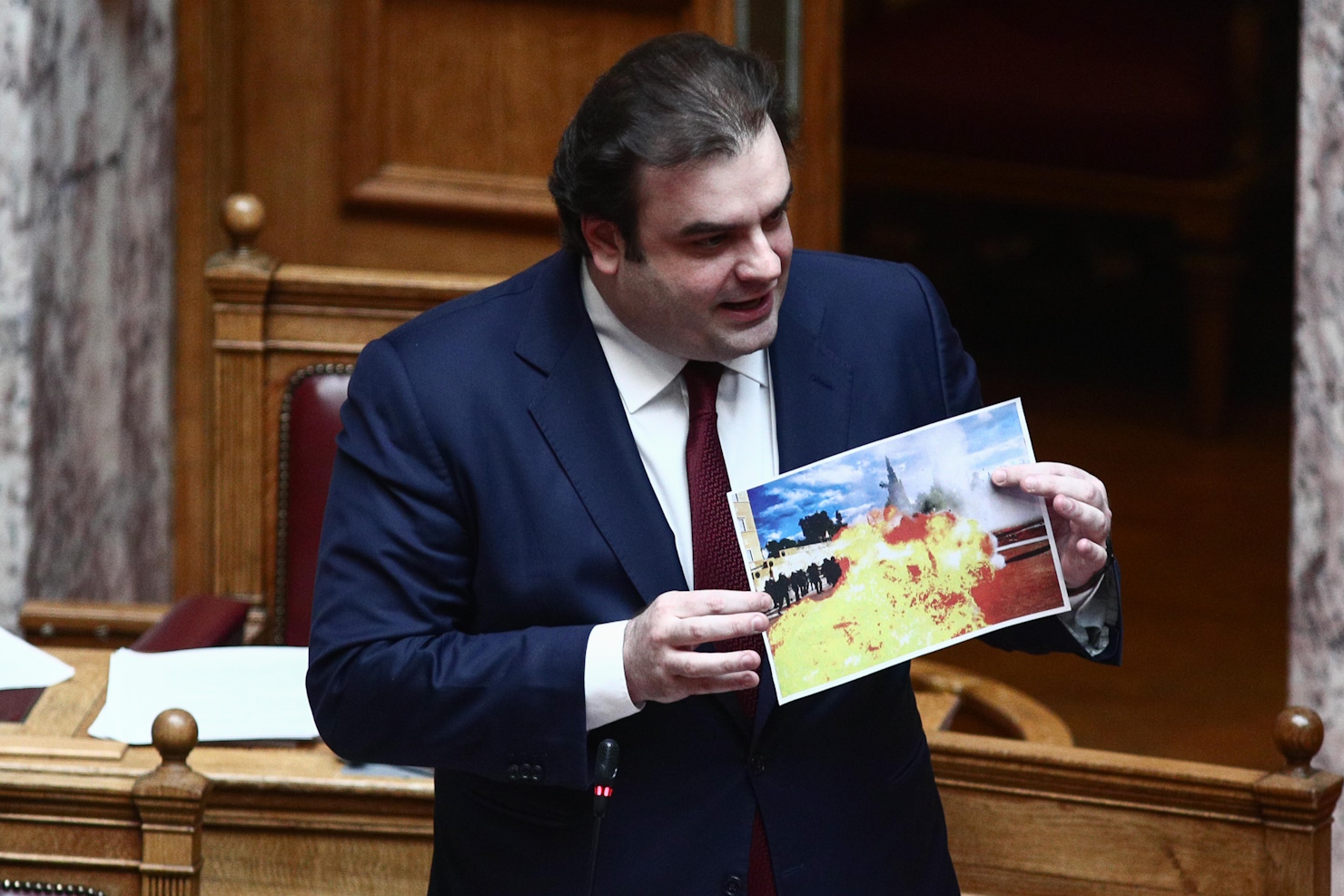 Τρίτη ημέρα της συζήτησης στην Ολομέλεια της Βουλής, των άρθρων και του συνόλου του σχεδίου νόμου "Ενίσχυση του Δημόσιου Πανεπιστημίου - Πλαίσιο λειτουργίας μη κερδοσκοπικών παραρτημάτων ξένων πανεπιστημίων", Παρασκευή 8 Μαρτίου 2024. 
(ΣΩΤΗΡΗΣ ΔΗΜΗΤΡΟΠΟΥΛΟΣ
