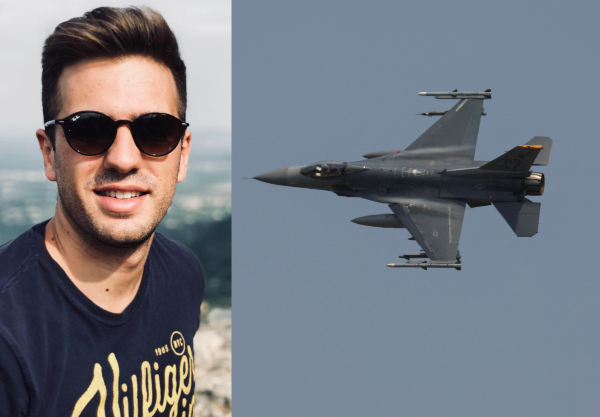 Πτώση F-16: Ο 29χρονος υποσμηναγός  ενημέρωσε με το κινητό του ότι είναι σώος μέσα στη λέμβο