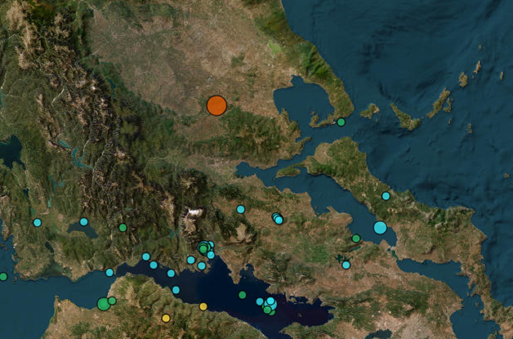 Σεισμός 4,1 Ρίχτερ ανάμεσα σε Φάρσαλα και Δομοκό