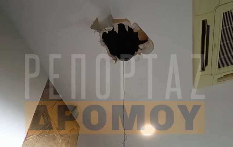 Βίντεο με τη στιγμή που επίδοξοι κλέφτες ανοίγουν τρύπα στο ταβάνι καταστήματος στη Θεσσαλονίκη