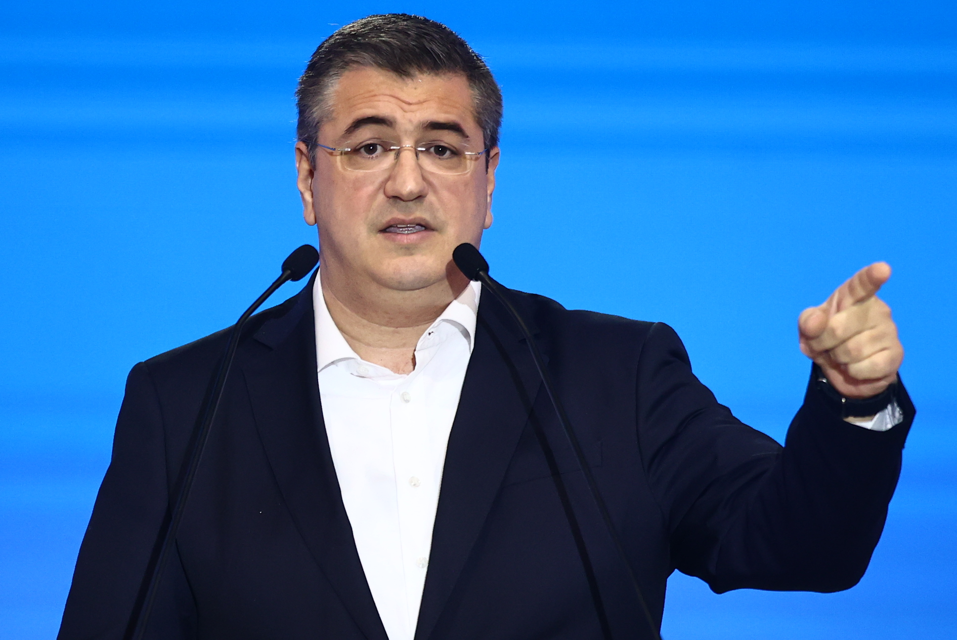 Προσυνέδριο της Νέας Δημοκρατίας στην Θεσσαλονίκη με κεντρικό ομιλητή τον Πρόεδρο της Νέας Δημοκρατίας και Πρωθυπουργό Κυριάκο Μητσοτάκη, Δευτέρα 11 Μαρτίου 2024. 
(ΡΑΦΑΗΛ ΓΕΩΡΓΙΑΔΗΣ