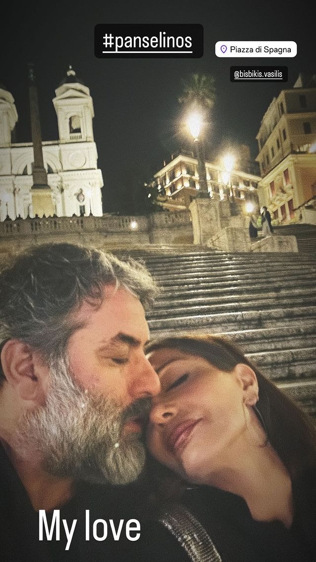 Δέσποινα Βανδή – Βασίλης Μπισμπίκης: Ρομαντική απόδραση στη Ρώμη για το ζευγάρι