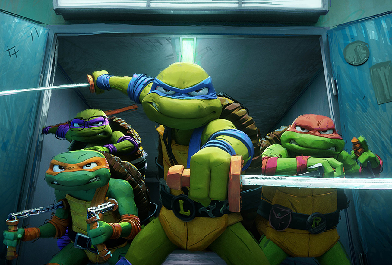 L-r, DONNIE, MIKEY,  LEO and RAPH in PARAMOUNT PICTURES and NICKELODEON MOVIES Present
A POINT GREY Production “TEENAGE MUTANT NINJA TURTLES: MUTANT MAYHEM”