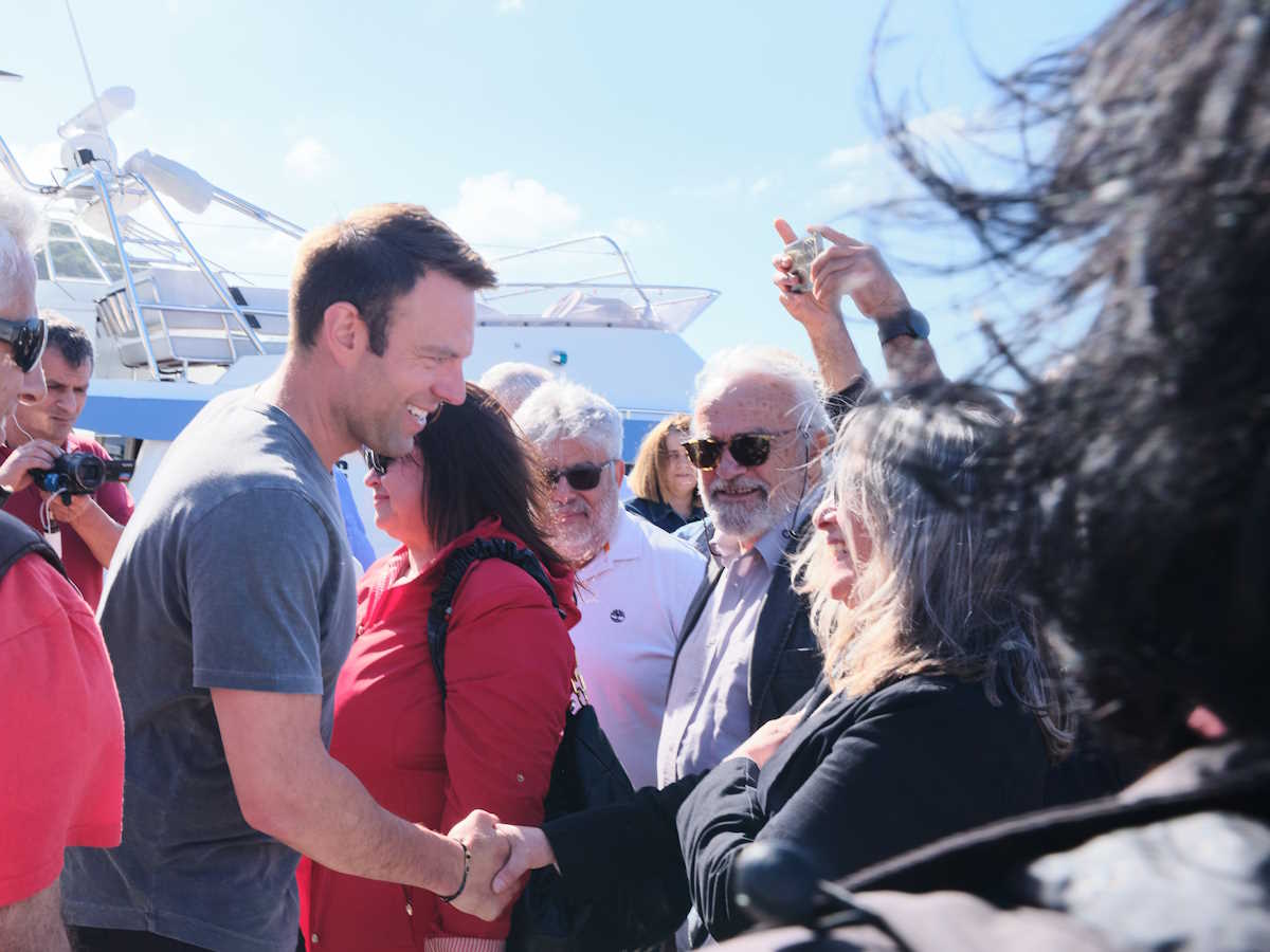 Επίσκεψη του προέδρου του ΣΥΡΙΖΑ - Προοδευτική Συμμαχία Στέφανου Κασσελάκη στην Σάμο στο πλαίσιο της πολυήμερης περιοδείας του στα νησιά του Αιγαίου,