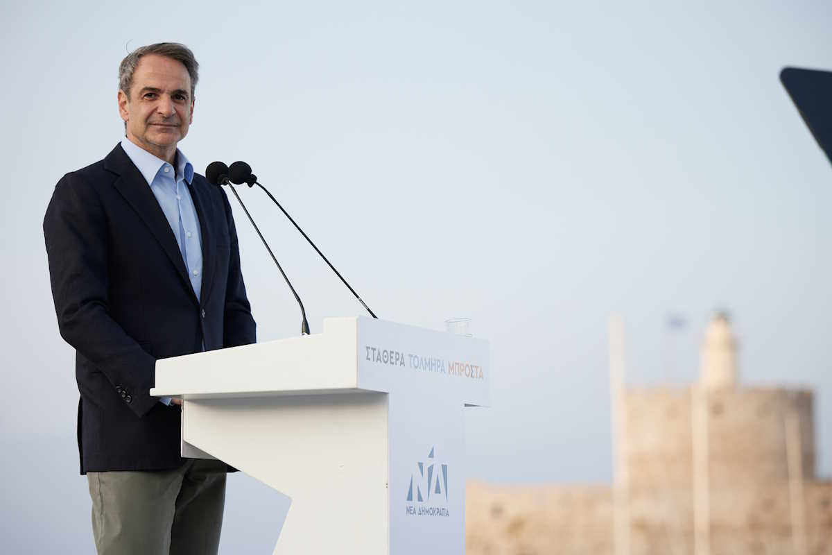 Επίσκεψη του Πρωθυπουργού Κυριάκου Μητσοτάκη στη Ρόδο.  Ομιλία.  Παρασκευή 12 Μαΐου 2023  (ΔΗΜΗΤΡΗΣ ΠΑΠΑΜΗΤΣΟΣ