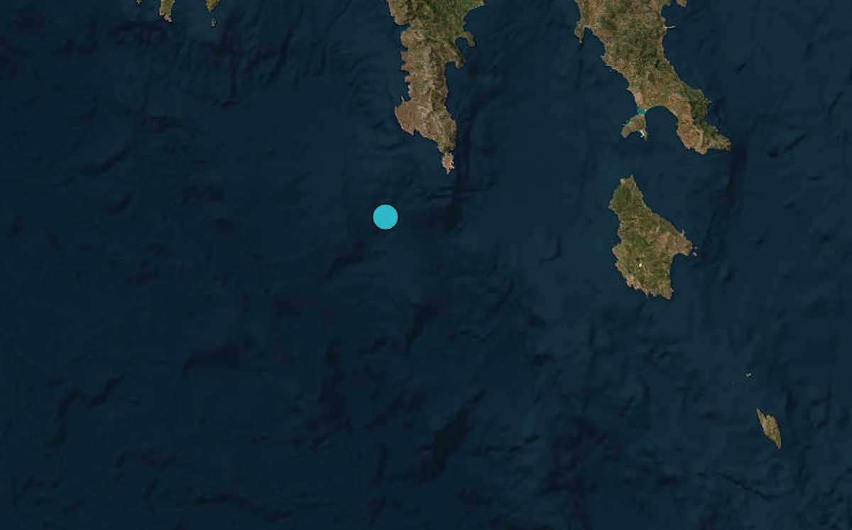 Σεισμός 4 Ρίχτερ στη Λακωνία: Ανοιχτά της Βάθειας το επίκεντρο