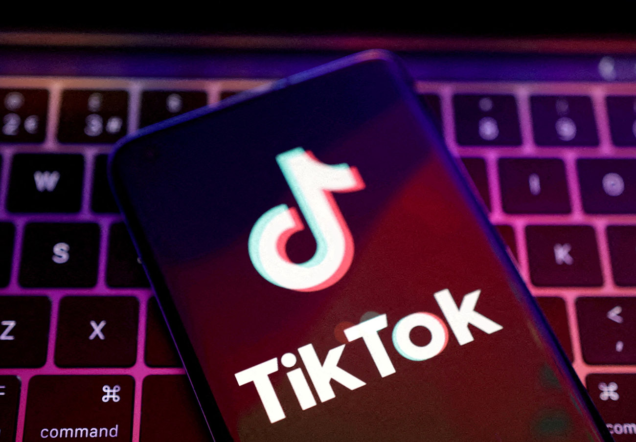 FILE PHOTO: TikTok app logo is seen in this illustration taken, August 22, 2022. REUTERS