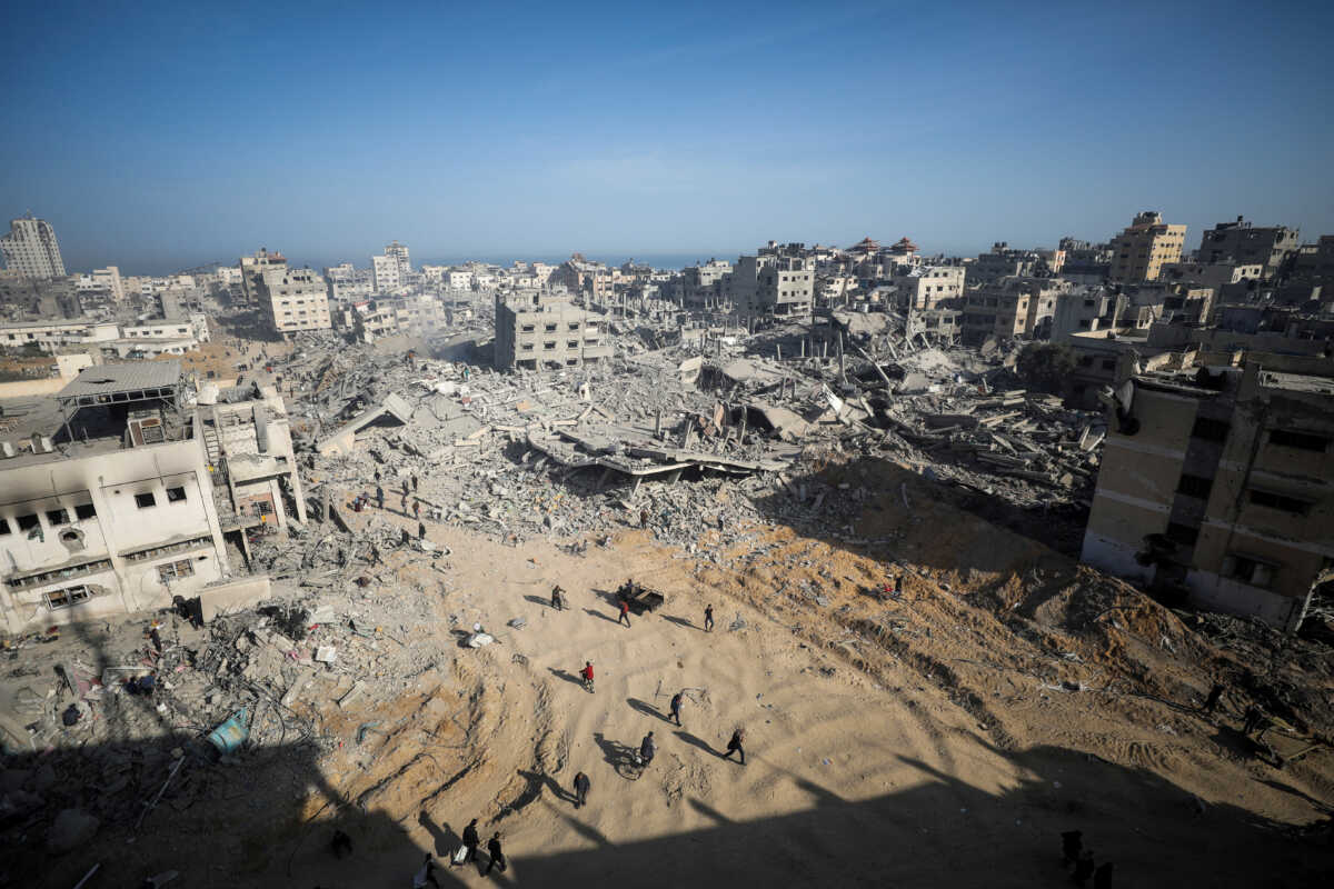 Λωρίδα της Γάζας: Στα 18,5 δισ. δολάρια οι ζημιές από τις επιχειρήσεις του Ισραήλ – 26 εκατ. τόνοι συντρίμμια