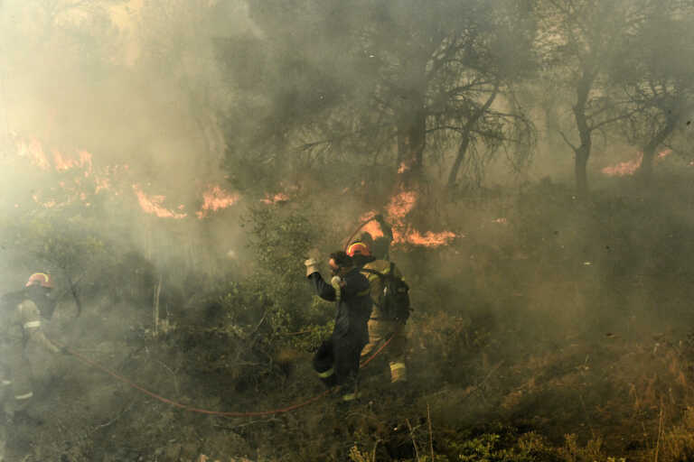Δύο φορές απειλήθηκαν σπίτια στη Ζαχάρω της Ηλείας πριν η μεγάλη φωτιά τεθεί υπό έλεγχο