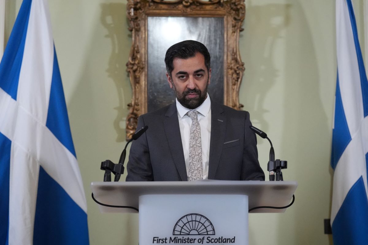 Παραιτήθηκε ο πρωθυπουργός της Σκωτίας Χάμζα Γιούσαφ