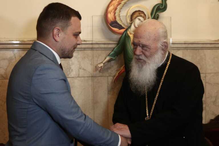 Αρχιεπίσκοπος Ιερώνυμος: Ακουσα με χαρά την επιλογή του Φρέντι Μπελέρη να είναι υποψήφιος στην Ευρωβουλή