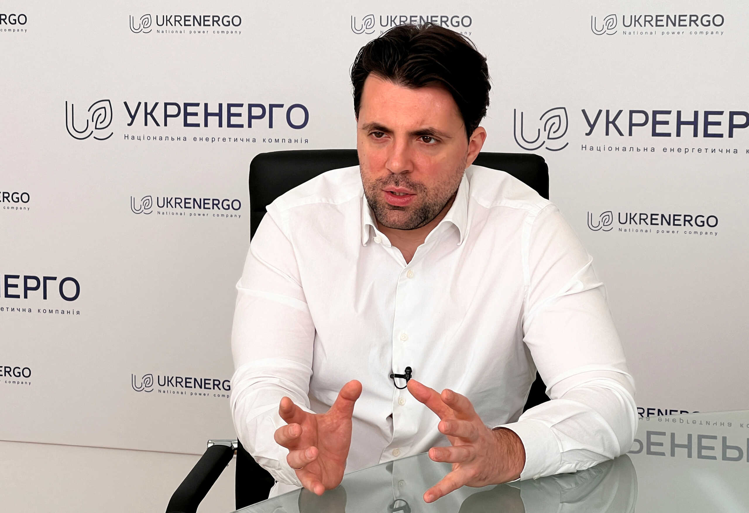 Volodymyr Kudrytskyi, CEO of Ukrenergo Ukraine grid operator speaks with Reuters, amid Russia's invasion of Ukraine, in Kyiv, Ukraine April 1, 2024. REUTERS