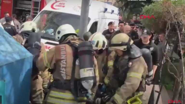 Τουλάχιστον 16 νεκροί από φωτιά σε κτίριο στην Κωνσταντινούπολη