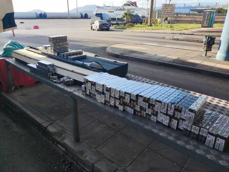 Το Λιμενικό Ηγουμενίτσας εντόπισε 890 πακέτα λαθραίων τσιγάρων σε φορτηγό
