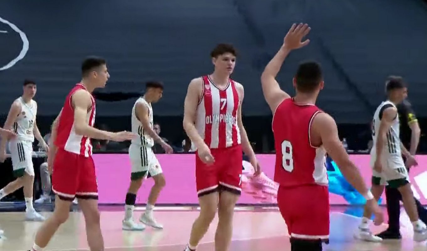 Oλυμπιακός – Παναθηναϊκός 85-66: Άνετη επικράτηση των «ερυθρόλευκων» στο Adidas Next Generation Tournament