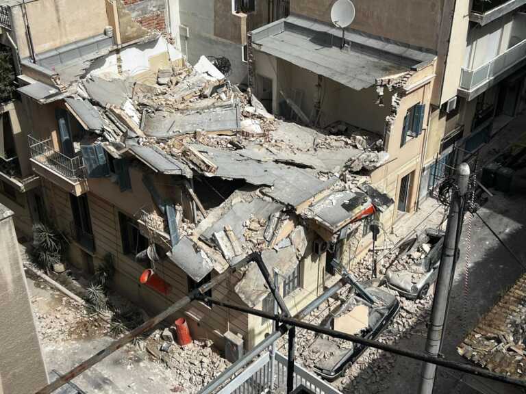 Ένας 31χρονος αστυνομικός νεκρός από την κατάρρευση κτιρίου στο Πασαλιμάνι - Έπεσε ο τοίχος και τον πλάκωσε - 3 τραυματίες, 7 προσαγωγές