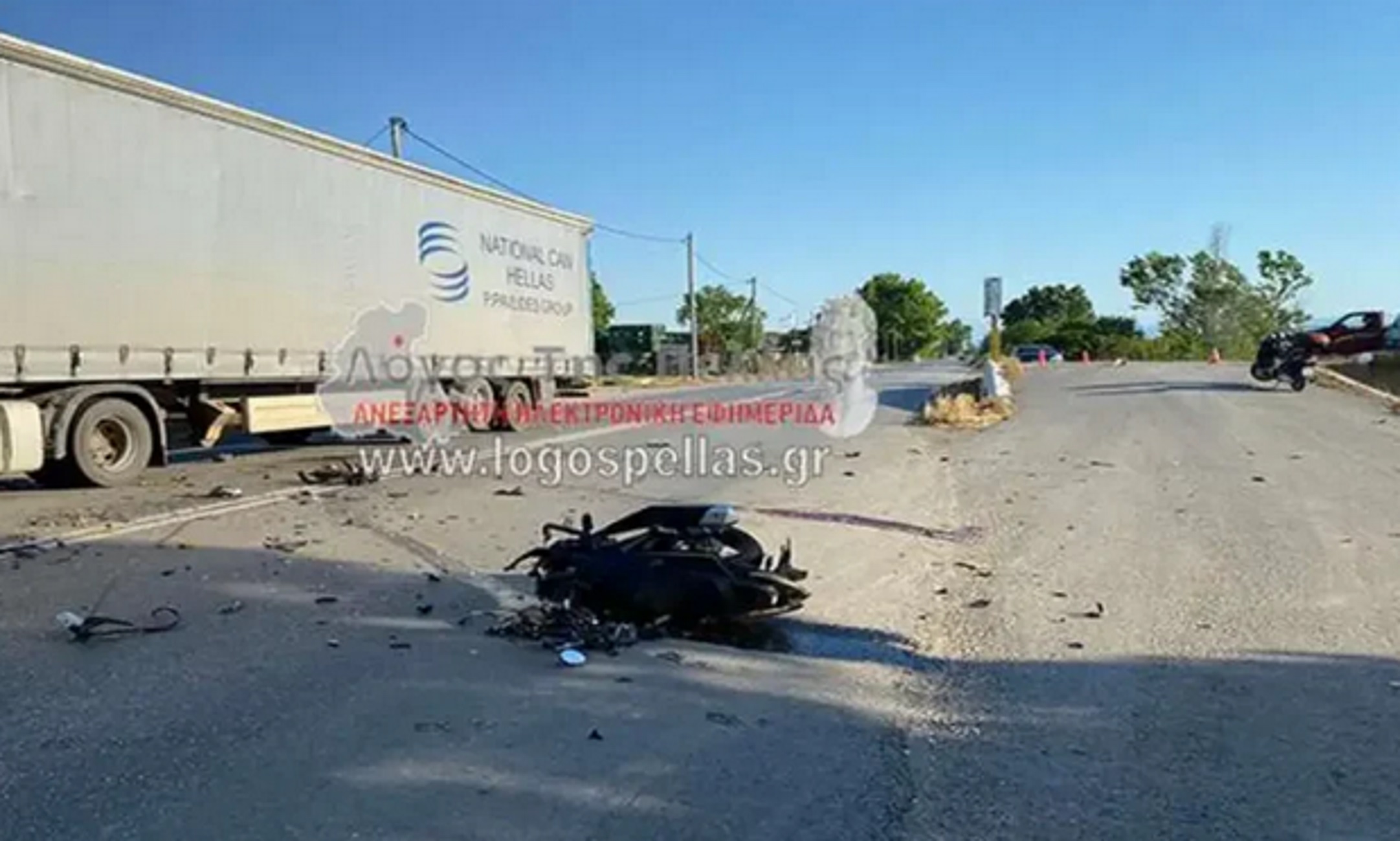 Πέλλα: Σκοτώθηκε 56χρονος οδηγός, η μηχανή του «καρφώθηκε» σε φορτηγό
