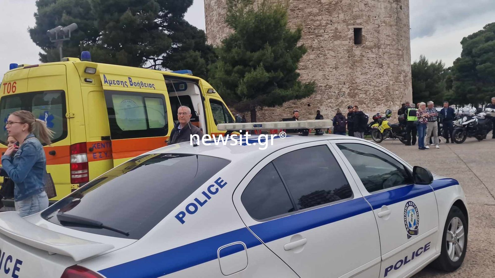 Θεσσαλονίκη: Άνδρας έπεσε στο κενό από τον Λευκό Πύργο και σκοτώθηκε