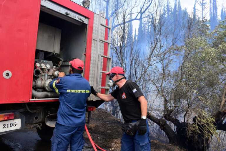 Φωτιά στις Πρέσπες, δεν απειλείται κατοικημένη περιοχή