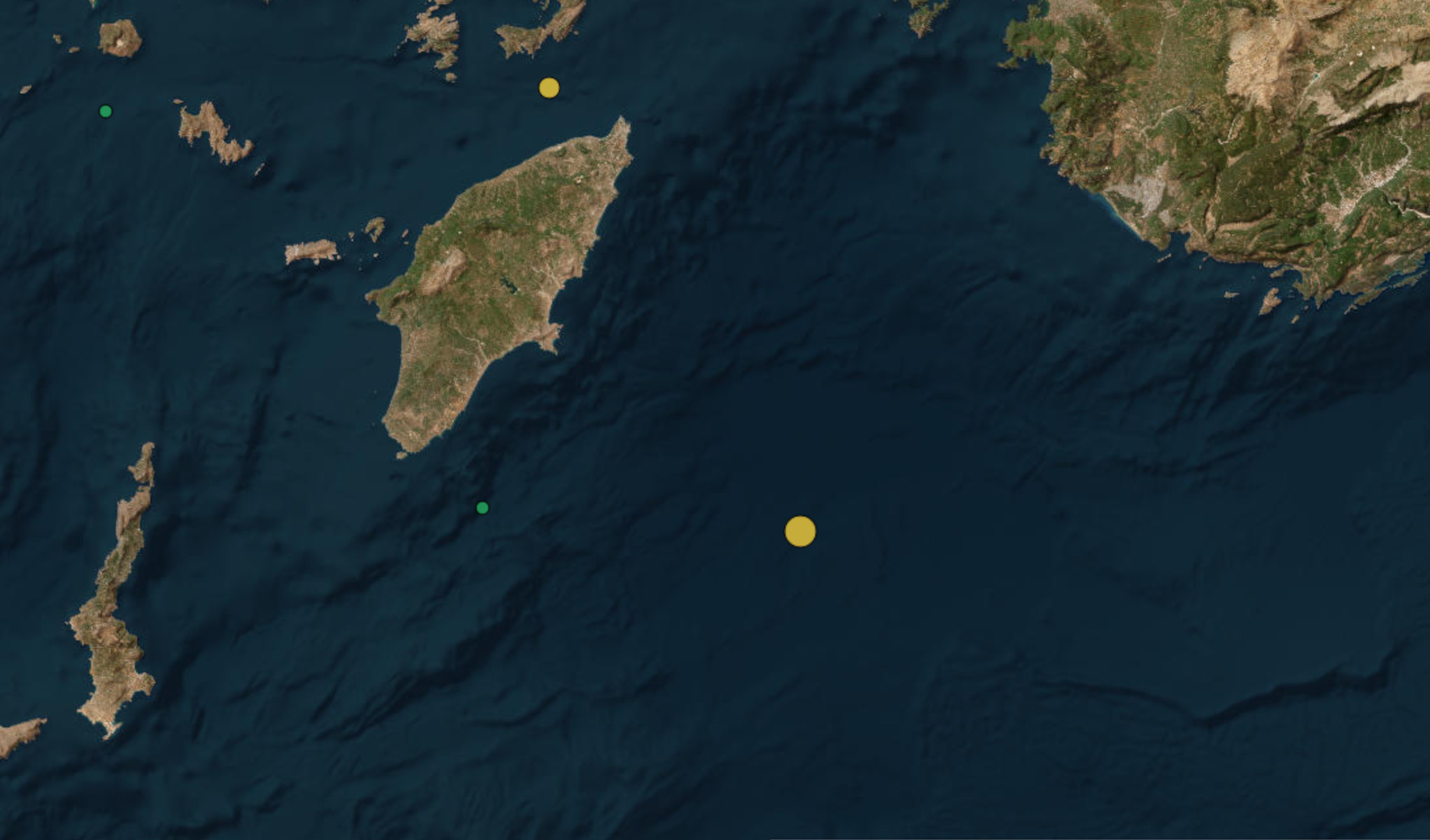 Σεισμός 4,4 Ρίχτερ ανοιχτά της Ρόδου