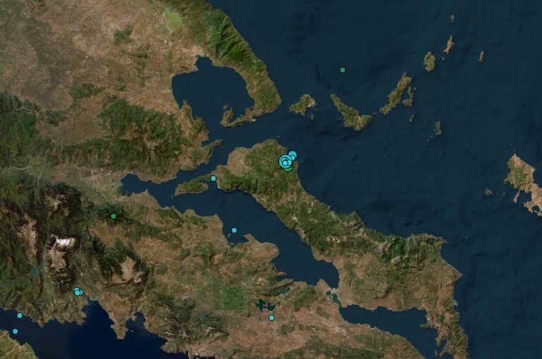 Σεισμός 4,5 Ρίχτερ στην Βόρεια Εύβοια τα ξημερώματα και μπαράζ μετασεισμών