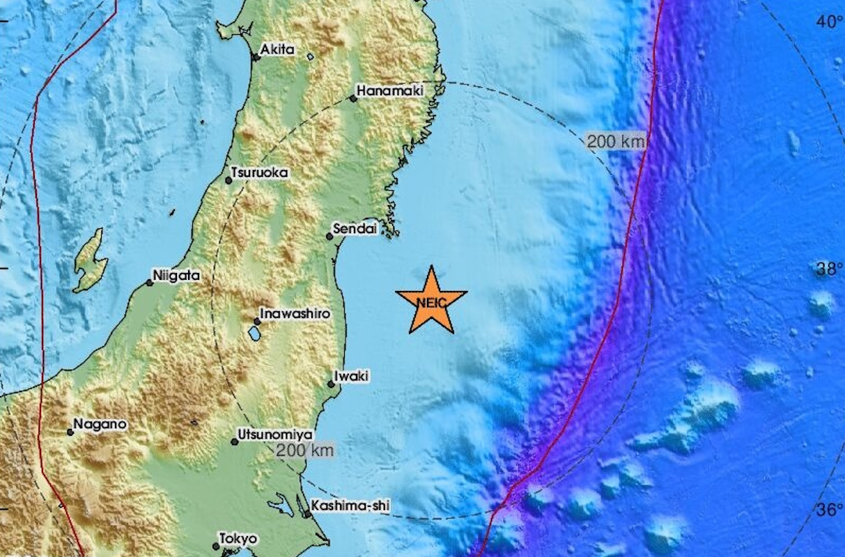 Ιαπωνία: Σεισμός 6 Ρίχτερ ανοιχτά της Φουκουσίμα