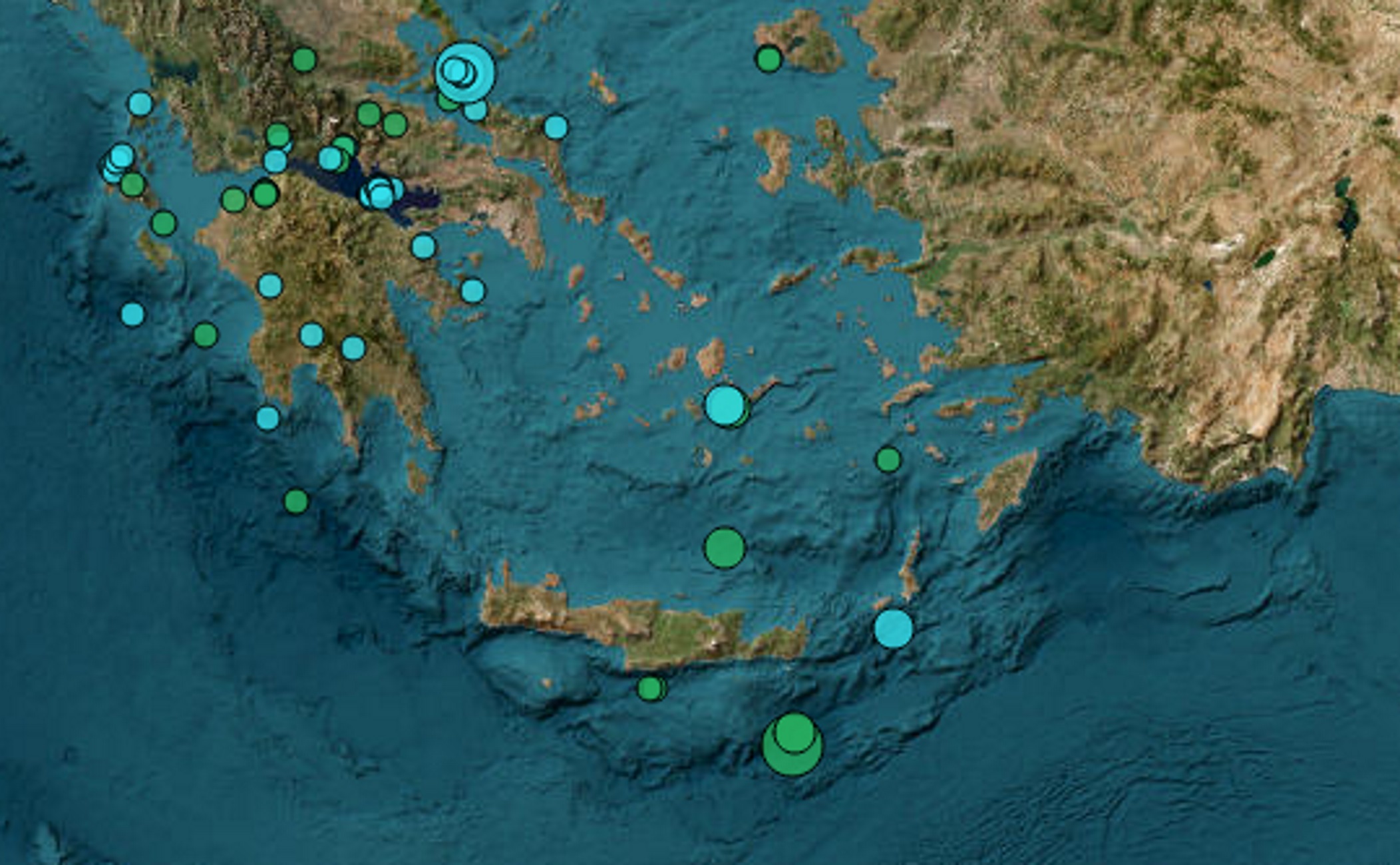 Σεισμός 4,3 Ρίχτερ αισθητός στην Κρήτη