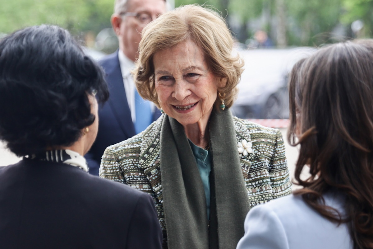 epa11297568 Spain's Emeritus Queen Sofia attends the Alzheimer's Disease International (ADI) conference in Krakow, Poland, 24 April 2024. The event was held under the theme 'Dementia: insights. Innovations. Inspiration'.  EPA