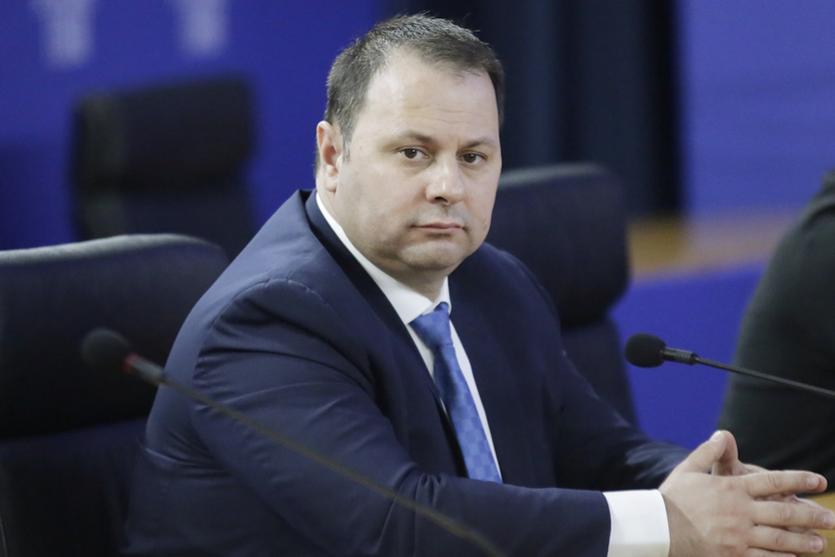 Ο Παναγιώτης Σταμπουλίδης (Γ. Γ. Εμπορίου  και Προστασίας Καταναλωτή), μιλά σε πάνελ κατά την 5η ημέρα του 6oυ Οικονομικού Φόρουμ των Δελφών, στο Μέγαρο του Ζαππείου, Παρασκευή 14 Μαΐου 2021. Στο φετινό Φόρουμ συμμετέχουν 800 υψηλοί καλεσμένοι ομιλητές από 42 χώρες. Το φετινό πρόγραμμα έχει μεγάλη διάρκεια επειδή περιλαμβάνει αρκετές και σημαντικές ενότητες αφιερωμένες στην Ελληνική Επανάσταση του 1821. ΑΠΕ-ΜΠΕ