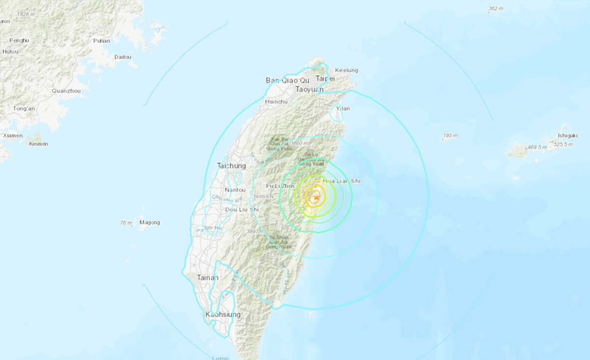 Ταϊβάν: Απανωτοί σεισμοί 6,3 και 6 Ρίχτερ