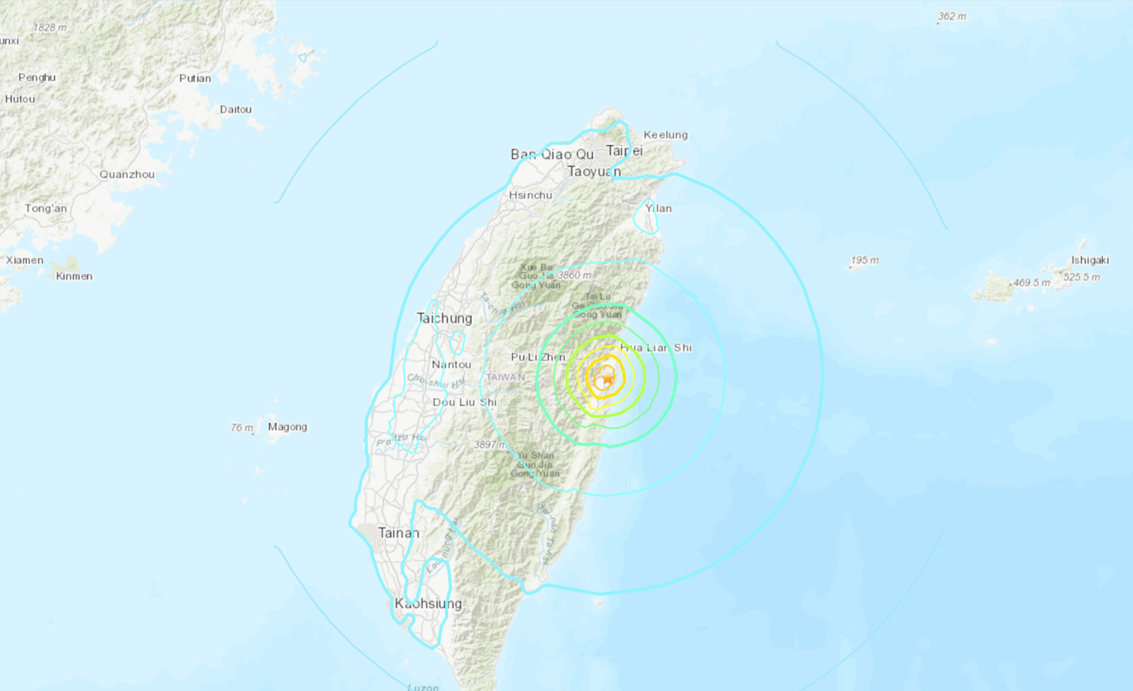 Ταϊβάν: Απανωτοί σεισμοί 6,3 και 6 Ρίχτερ