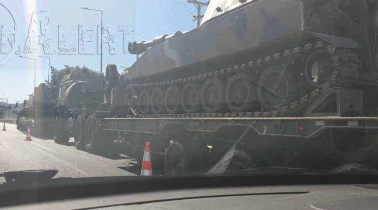 Τεθωρακισμένα οχήματα του Στρατού προκάλεσαν μποτιλιάρισμα στην Αθηνών – Λαμίας 