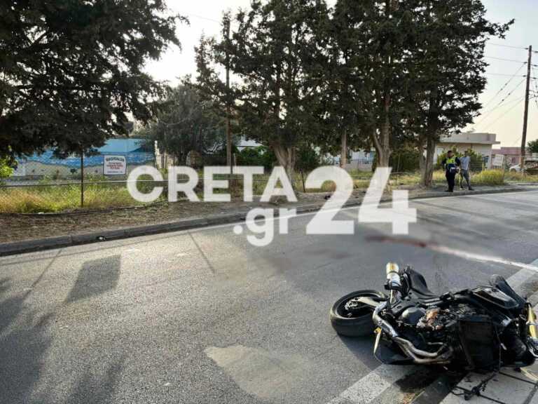 Τροχαίο δυστύχημα με έναν νεκρό στο Ηράκλειο - Μηχανή έπεσε πάνω σε δέντρο