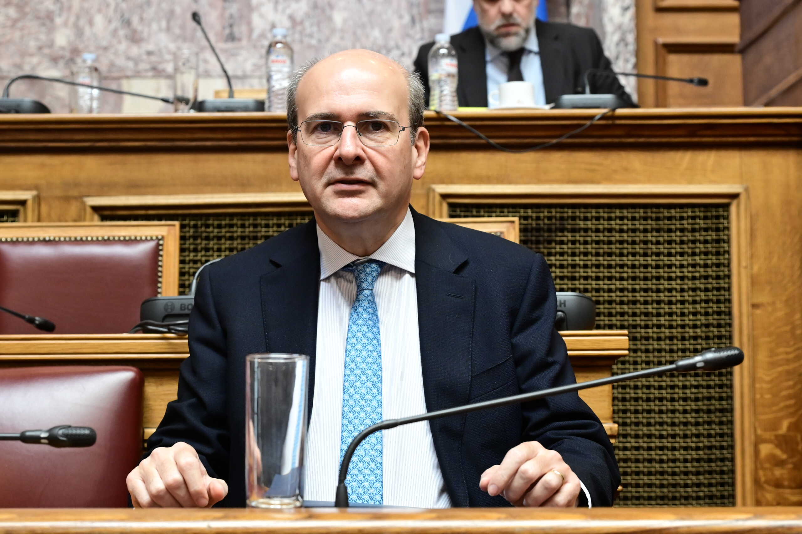 Ενημέρωση από τον Υπουργό Εθνικής Οικονομίας και Οικονομικών, Κωνσταντίνο Χατζηδάκη, για την πορεία διαπραγμάτευσης που αφορά στη μεταρρύθμιση του πλαισίου οικονομικής διακυβέρνησης της Ευρωπαϊκής Ένωσης, Πέμπτη 4 Απριλίου 2024. 
(ΜΙΧΑΛΗΣ ΚΑΡΑΓΙΑΝΝΗΣ