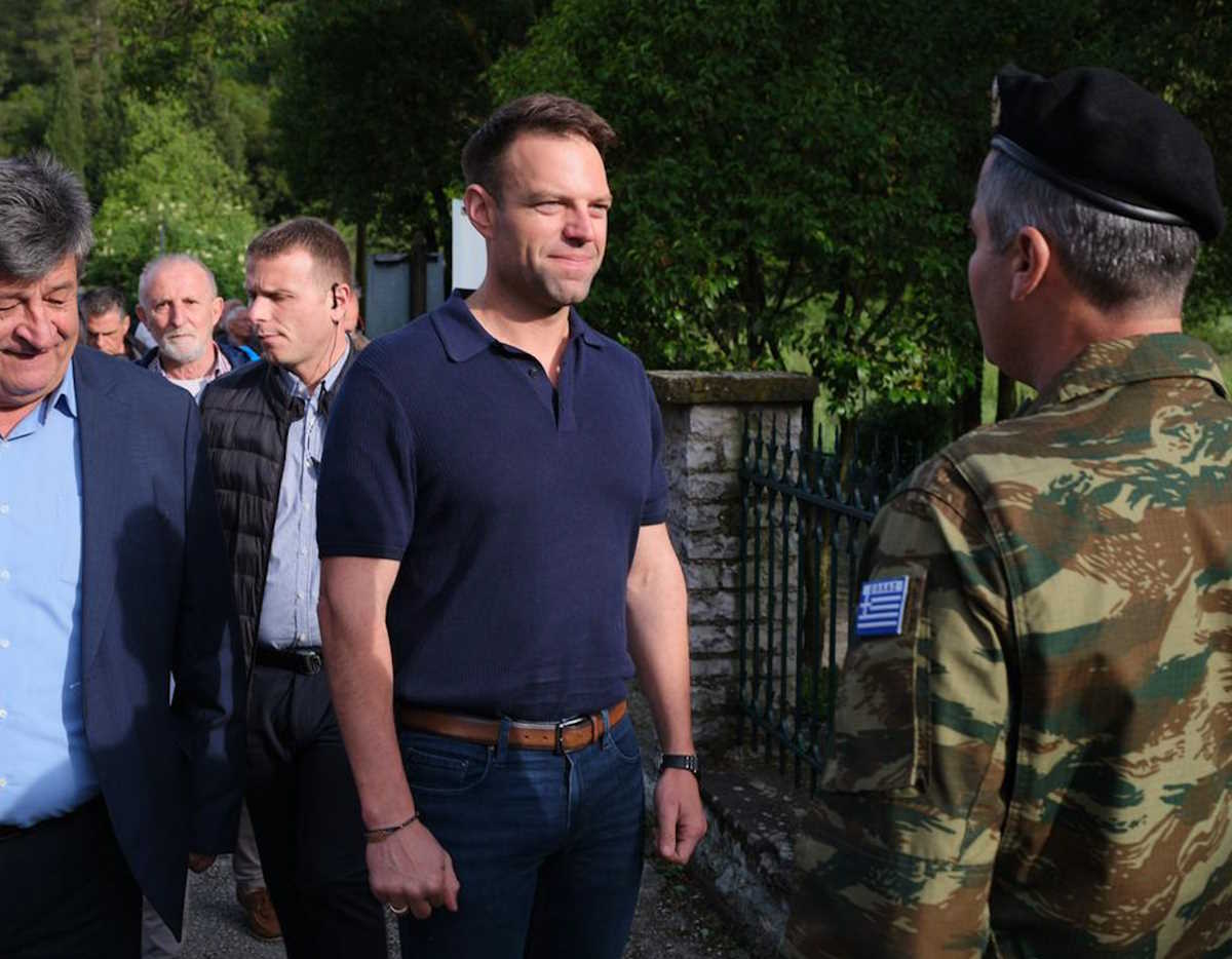 Περιοδεία του Προέδρου του ΣΥΡΙΖΑ - Προοδευτική Συμμαχία Στέφανου Κασσελάκη στο Καλπάκι Ιωαννίνων και τα μειονοτικά χωριά της Βορείου Ηπείρου, Βουλιαράτες, Γεωργουτσάτι, Βάνιστα και Βρυσερά, Πέμπτη 9 Μαΐου 2024. 
(ΓΡΑΦΕΙΟ ΤΥΠΟΥ ΣΥΡΙΖΑ-ΠΣ