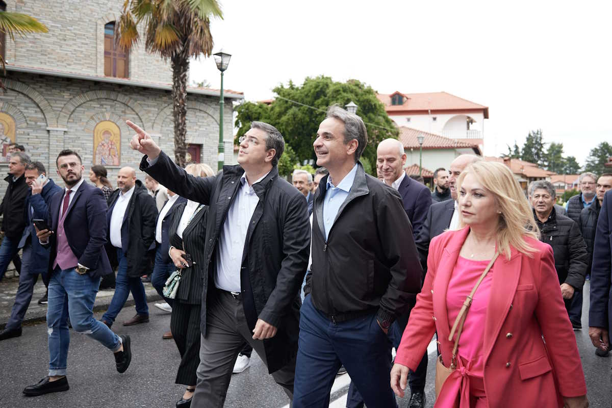 Επίσκεψη του Πρωθυπουργού Κυριάκου Μητσοτάκη σε Λιτόχωρο και Κατερίνη . Πέμπτη 16 Μαΐου 2024 (ΔΗΜΗΤΡΗΣ ΠΑΠΑΜΗΤΣΟΣ