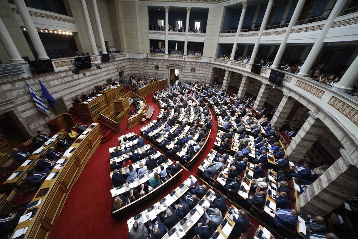Ψηφοφορία για την εκλογή Προέδρου, Αντιπροέδρων, Γραμματέων και Κοσμητόρων της νέας Βουλής, Τρίτη 4 Ιουλίου 2023.
(ΓΙΩΡΓΟΣ ΚΟΝΤΑΡΙΝΗΣ