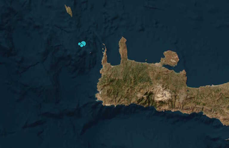 Σεισμός 3,6 Ρίχτερ ανοιχτά της Κρήτης - Κοντά στα Φαλάσαρνα το επίκεντρο
