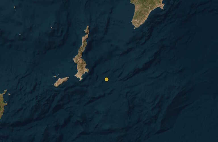 Σεισμός 3 Ρίχτερ ανοιχτά της Καρπάθου - Στα 35 χιλιόμετρα το εστιακό βάθος