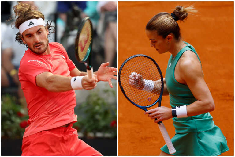 Ο Στέφανος Τσιτσιπάς έμεινε εκτός οκτάδας στο ranking πριν το Roland Garros και η Μαρία Σάκκαρη κέρδισε μια θέση
