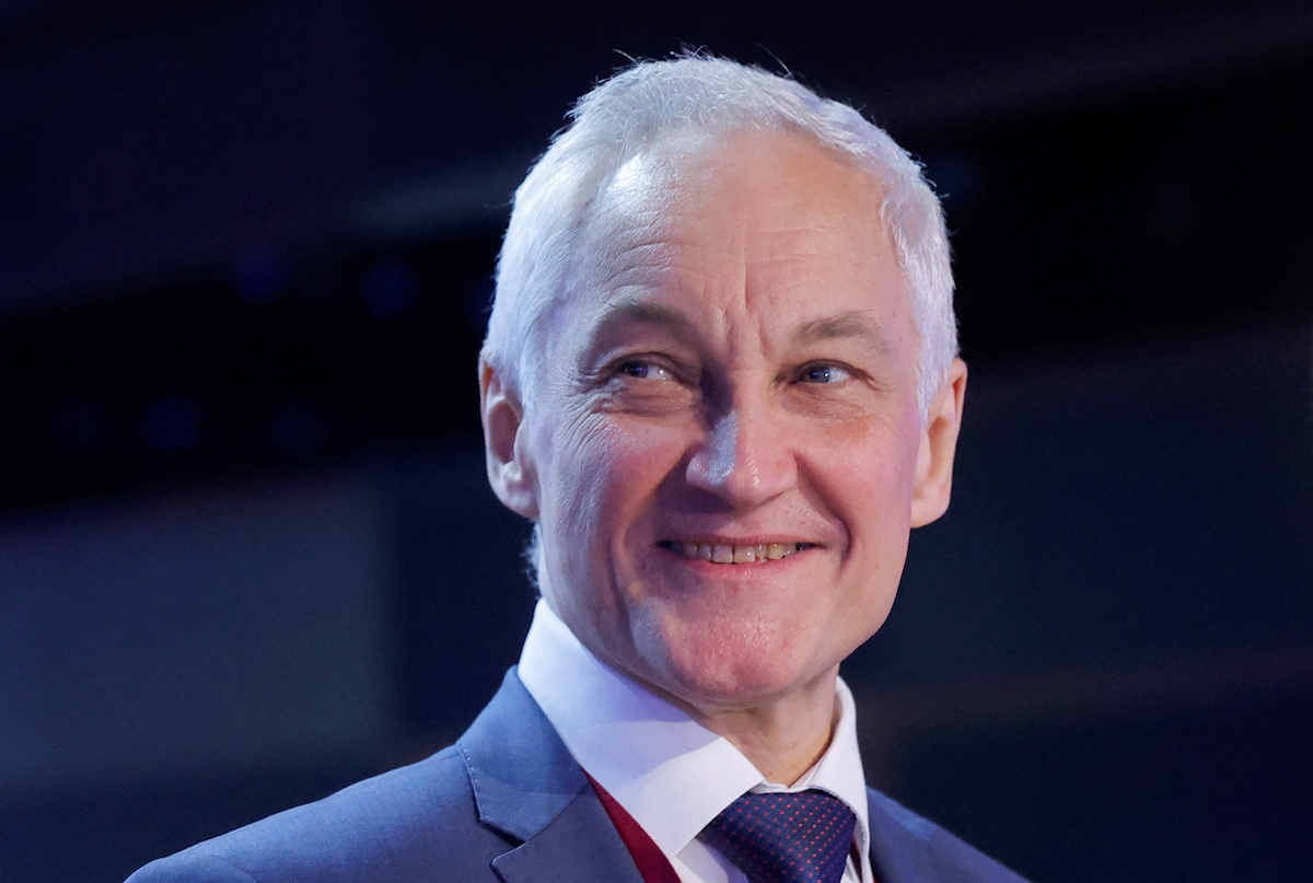FILE PHOTO: Russian First Deputy Prime Minister Andrei Belousov attends the St. Petersburg International Economic Forum (SPIEF) in Saint Petersburg, Russia June 17, 2022. REUTERS